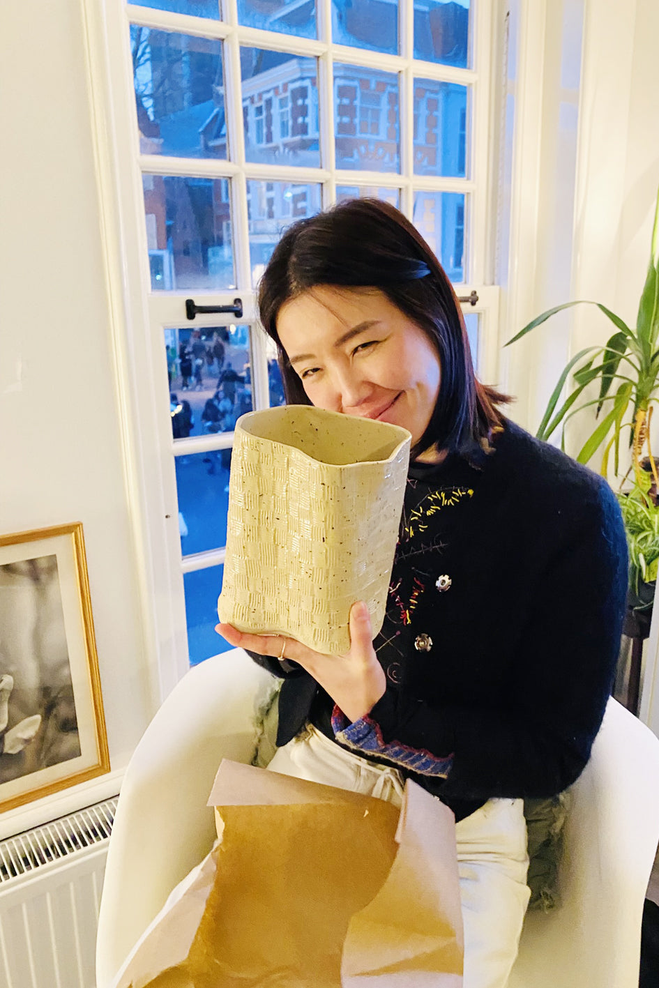 Keramiek workshop - Sculptural bag vase