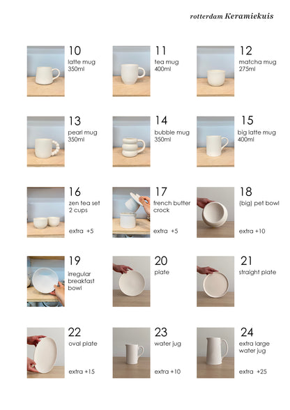 Pottery Painting Cafe / Keramiek Schilderen